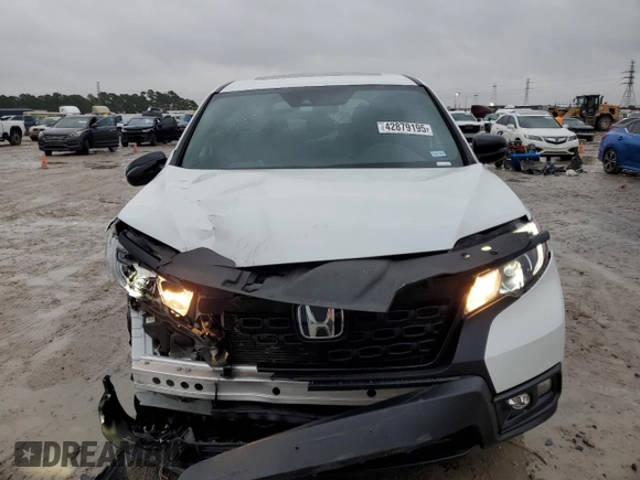 2021 Honda Passport EX-L z VIN 5FNYF8H55MB041554, wystawiony jako Copart lot #42879195 z przebiegiem 33 597 mil mil oraz Szkoda całkowita • Salvage title. Historia ofert i sprzedaży dostępna na DreamBid. Obrazek 5.