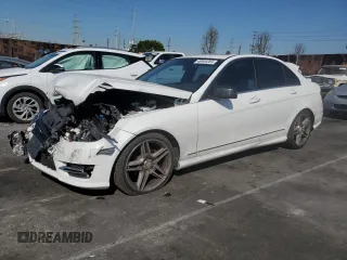 2013 Mercedes-Benz C 250 Sport with VIN WDDGF4HB5DA759307, listed as a Copart auction lot 49844265 with 77,702 mi miles and Salvage Title. Bid and sale history available at DreamBid. Image 1.