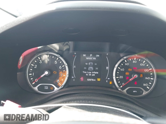 2017 Jeep Renegade Latitude with VIN ZACCJBBB2HPG58400, listed as a IAAI auction lot 42045596 with 52,978 mi miles and . Bid and sale history available at DreamBid. Image 7.