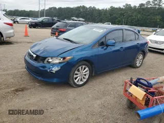 2012 Honda Civic EX with VIN 2HGFB2F87CH546602, listed as a Copart auction lot 56059565 with 164,588 mi miles and Clean Title. Bid and sale history available at DreamBid. Image 1.