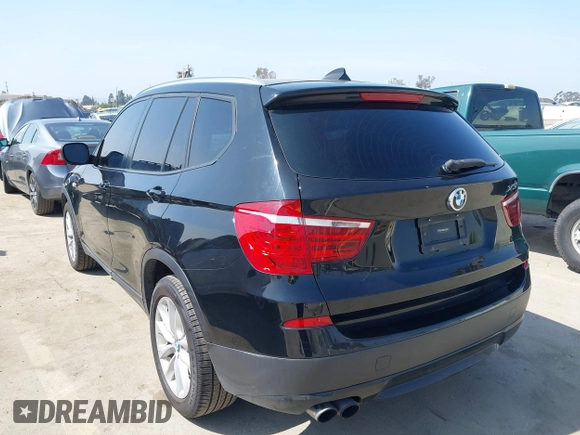 2013 BMW X3 xDrive28i with VIN 5UXWX9C5XD0A27165, listed as a IAAI auction lot 42052413 with 104,926 mi miles and . Bid and sale history available at DreamBid. Image 3.