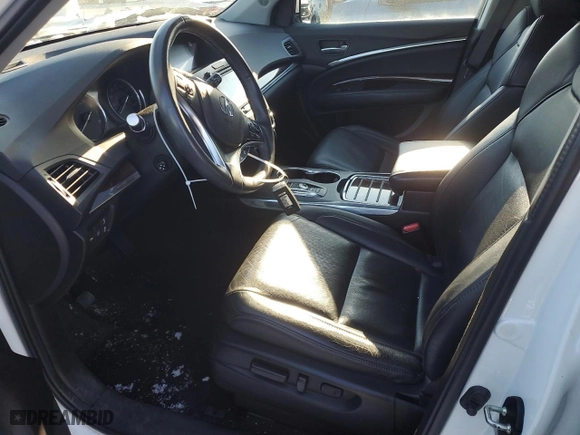 2016 Acura MDX w/Advance with VIN 5FRYD4H99GB045420, listed as a Copart auction lot 86884874 with 0 mi miles and Salvage Title. Bid and sale history available at carsss.com. Image 7.