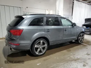2014 Audi Q7 3.0T Premium with VIN WA1CGAFE0ED013195, listed as a Copart auction lot 61104194 with 117,065 mi miles and Salvage Title. Bid and sale history available at carsss.com. Image 3.