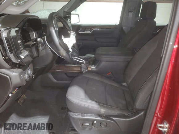 2024 Chevrolet Silverado 1500 RST with VIN 1GCUDEED9RZ402106, listed as a Copart auction lot 85338084 with 0 mi miles and Salvage Title. Bid and sale history available at carsss.com. Image 7.