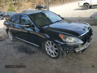 2012 Hyundai Equus Signature with VIN KMHGH4JH5CU043163, listed as a Copart auction lot 50633555 with 201,133 mi miles and Salvage Title. Bid and sale history available at DreamBid. Image 4.