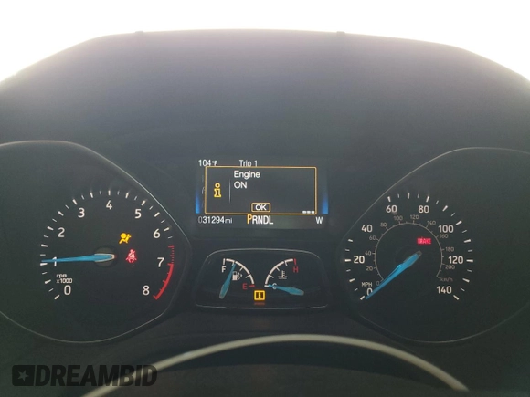 2015 Ford Focus SE with VIN 1FADP3F20FL232196, listed as a Copart auction lot 64829835 with 31,294 mi miles and Salvage title. Bid and sale history available at DreamBid. Image 9.