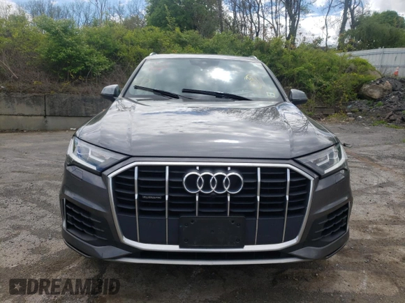 2020 Audi Q7 Premium with VIN WA1AXAF74LD005915, listed as a Copart auction lot 51339513 with 51,678 mi miles. Bid and sale history available at carsss.com. Image 5.