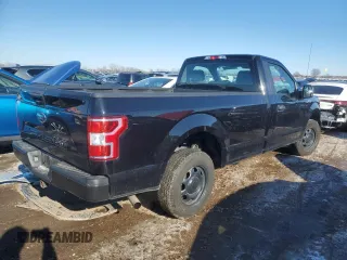 2019 Ford F-150 XL with VIN 1FTMF1CB2KKD36405, listed as a Copart auction lot 45341205 with 71,596 mi miles and Salvage title. Bid and sale history available at DreamBid. Image 3.