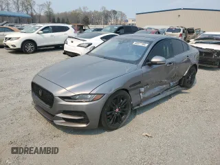 2020 Jaguar XE S with VIN SAJAE4FX3LCP64897, listed as a Copart auction lot 50577185 with 15,639 mi miles and Salvage Title. Bid and sale history available at DreamBid. Image 1.