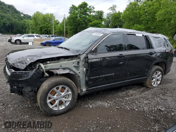 2024 Jeep Grand Cherokee Limited with VIN 1C4RJKBG6R8917453, listed as a Copart auction lot 61802885 with 18,544 mi miles and Salvage title. Bid and sale history available at DreamBid. Image 1.