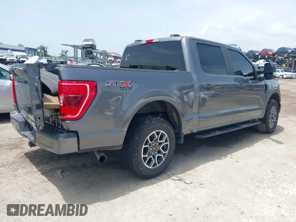 2021 Ford F-150 XL with VIN 1FTEW1EP6MFA07747, listed as a IAAI auction lot 42426426 with 73,586 mi miles and . Bid and sale history available at DreamBid. Image 4.