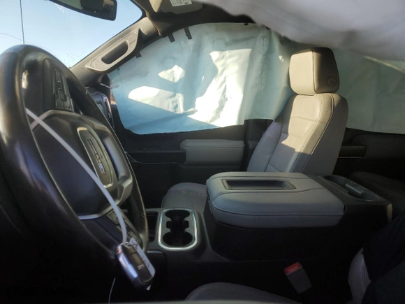 2020 GMC Sierra 1500 SLT with VIN 3GTU9DET0LG403221, listed as a Copart auction lot 67690814 with 0 mi miles and Salvage Title. Bid and sale history available at carsss.com. Image 7.