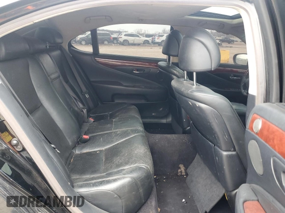 2012 Lexus LS 460 L with VIN JTHGL5EF8C5044754, listed as a Copart auction lot 48166625 with Not provided miles and Salvage title. Bid and sale history available at DreamBid. Image 11.