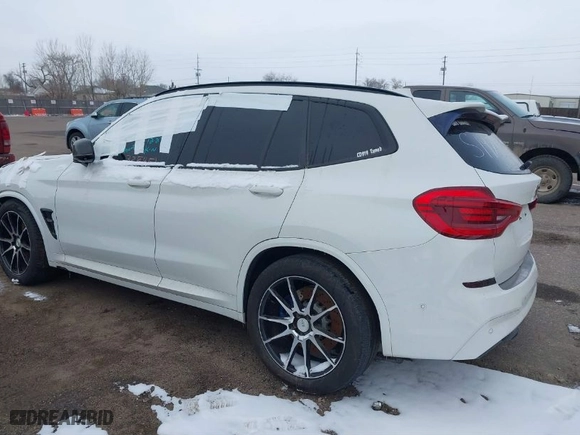 2020 BMW X3 M Competition with VIN 5YMTS0C00LLT10307, listed as a IAAI auction lot 41325451 with NaN miles. Bid and sale history available at carsss.com. Image 13.