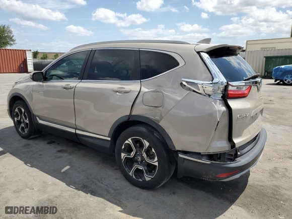 2017 Honda CR-V Touring with VIN 5J6RW2H93HL038573, listed as a Copart auction lot 50805435 with 126,257 mi miles and Salvage Title. Bid and sale history available at carsss.com. Image 2.