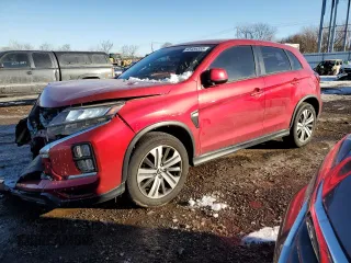 2020 Mitsubishi Outlander Sport ES 2.0 with VIN JA4AP3AU9LU027756, listed as a Copart auction lot 45456355 with 65,088 mi miles and Salvage Title. Bid and sale history available at carsss.com. Image 1.