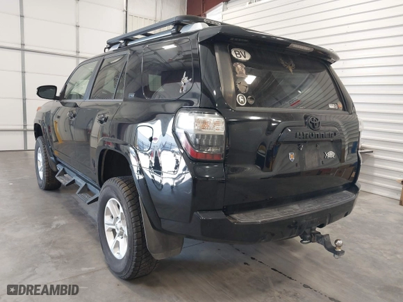 2017 Toyota 4Runner SR5 with VIN JTEBU5JR3H5412625, listed as a IAAI auction lot 41890217 with 34,717 mi miles. Bid and sale history available at carsss.com. Image 3.