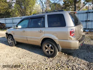 2006 Honda Pilot EX-L with VIN 5FNYF28576B008913, listed as a Copart auction lot 50596035 with 172,341 mi miles and Salvage Title. Bid and sale history available at carsss.com. Image 2.
