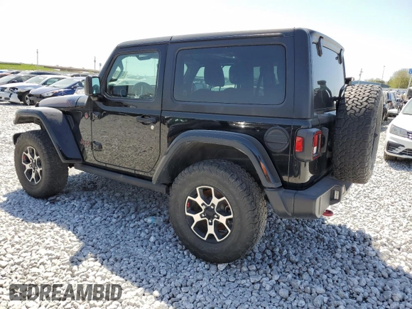 2021 Jeep Wrangler Rubicon with VIN 1C4HJXCG8MW663191, listed as a Copart auction lot 46419825 with 43,894 mi miles and Salvage title. Bid and sale history available at DreamBid. Image 2.