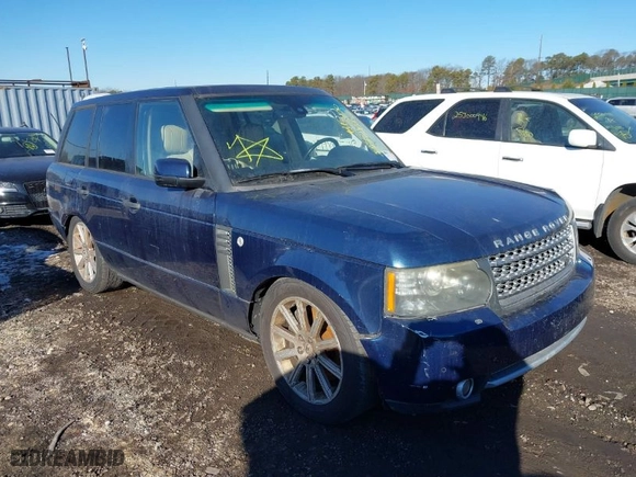 2011 Land Rover Range Rover SC with VIN SALMF1E4XBA337704, listed as a IAAI auction lot 41432418 with 999,999 mi miles. Bid and sale history available at carsss.com. Image 1.