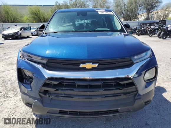 2021 Chevrolet TrailBlazer LS with VIN KL79MMS20MB146410, listed as a Copart auction lot 52323574 with 39,549 mi miles and . Bid and sale history available at DreamBid. Image 5.