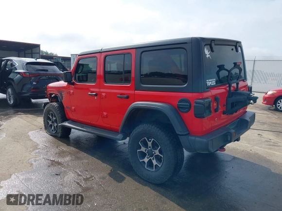 2018 Jeep Wrangler Unlimited Rubicon с VIN 1C4HJXFG6JW177115, выставлен на аукционе IAAI как лот 42357142 с пробегом 66 257 миль миль и . История ставок и продаж доступна на DreamBid. Изображение 3.