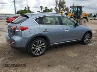 2016 Infiniti QX50 with VIN JN1BJ0RP8GM235709, listed as a Copart auction lot 71441004 with 43,348 mi miles and Salvage Title. Bid and sale history available at carsss.com. Image 3.