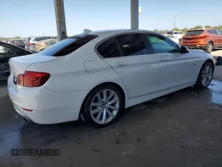 2015 BMW 5 Series 535i xDrive with VIN WBA5B3C54FD544122, listed as a Copart auction lot 53733555 with 126,154 mi miles and Clean Title. Bid and sale history available at carsss.com. Image 3.