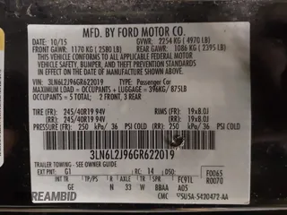 2016 Lincoln MKZ with VIN 3LN6L2J96GR622019, listed as a IAAI auction lot 41366202 with 149,144 mi miles and . Bid and sale history available at DreamBid. Image 9.
