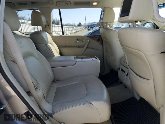 2012 Infiniti QX56 7-passenger with VIN JN8AZ2NF5C9518211, listed as a Copart auction lot 47942855 with 146,207 mi miles and Salvage Title. Bid and sale history available at carsss.com. Image 11.