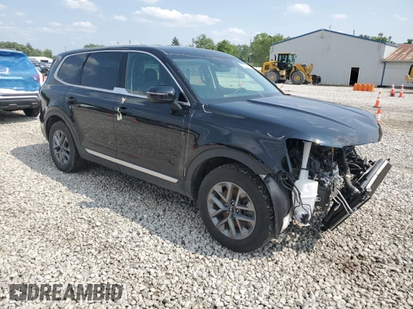 2024 Kia Telluride LX with VIN 5XYP24GC2RG494627, listed as a Copart auction lot 57634015 with 32,680 mi miles and Salvage title. Bid and sale history available at DreamBid. Image 4.