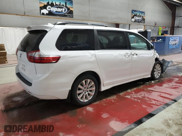 2019 Toyota Sienna LE with VIN 5TDJZ3DC0KS219184, listed as a Copart auction lot 88026925 with 127,430 mi miles and Salvage Title. Bid and sale history available at carsss.com. Image 3.