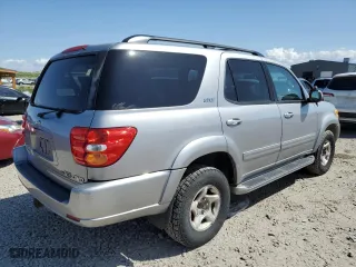2001 Toyota Sequoia SR5 with VIN 5TDBT44A11S002932, listed as a Copart auction lot 53916625 with 328,643 mi miles and Clean Title. Bid and sale history available at carsss.com. Image 3.