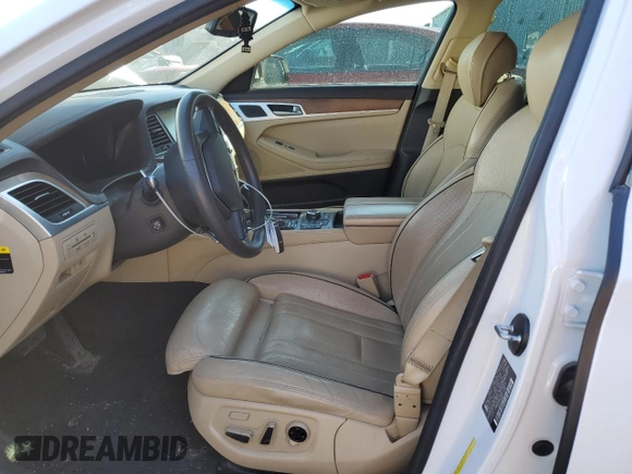2017 Genesis G80 5.0L Ultimate with VIN KMHGN4JF9HU173414, listed as a Copart auction lot 48376955 with 105,963 mi miles and Salvage Title. Bid and sale history available at carsss.com. Image 7.