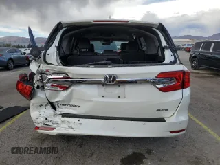 2018 Honda Odyssey Elite with VIN 5FNRL6H99JB066053, listed as a Copart auction lot 51963595 with 139,504 mi miles and Salvage Title. Bid and sale history available at carsss.com. Image 6.