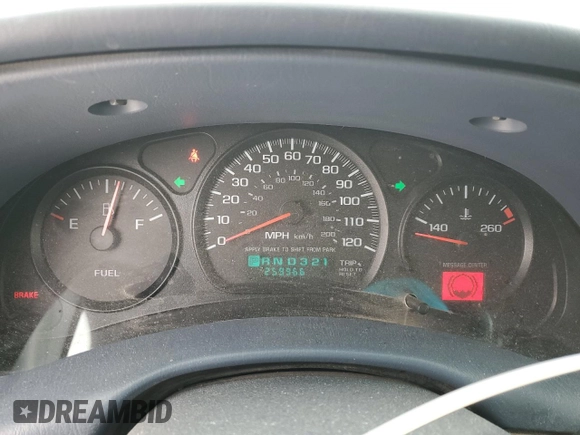 2001 Chevrolet Impala with VIN 2G1WF55E119296611, listed as a Copart auction lot 44926025 with 259,966 mi miles and Clean title. Bid and sale history available at DreamBid. Image 9.