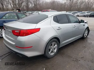 2014 Kia Optima LX z VIN KNAGM4A74E5476622, wystawiony jako IAAI lot #41701835 z przebiegiem 193 086 mil mil oraz . Historia ofert i sprzedaży dostępna na DreamBid. Obrazek 4.