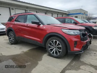 2025 Ford Explorer ST-Line with VIN 1FMUK8KH5SGA70631, listed as a Copart auction lot 46461765 with 2,129 mi miles and Salvage Title. Bid and sale history available at carsss.com. Image 4.