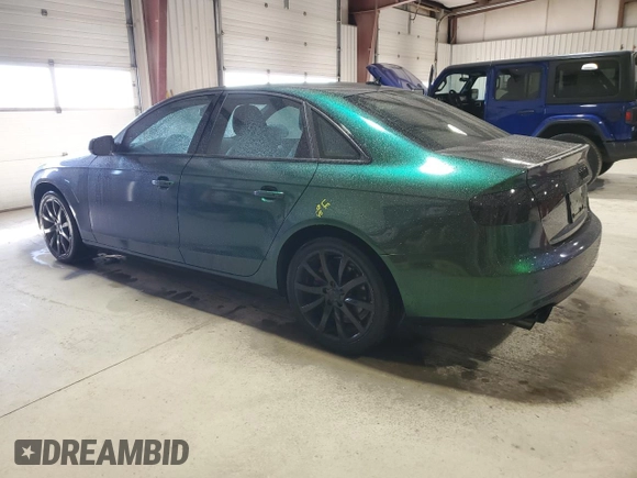 2013 Audi A4 Premium Plus with VIN WAUFFAFL7DA088610, listed as a Copart auction lot 50085415 with 103,028 mi miles and Salvage Title. Bid and sale history available at carsss.com. Image 2.