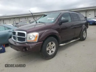 2005 Dodge Durango SLT with VIN 1D4HB48D65F539936, listed as a Copart auction lot 49795885 with 262,712 mi miles and Salvage title. Bid and sale history available at DreamBid. Image 1.