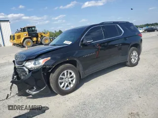 2020 Chevrolet Traverse LT Cloth z VIN 1GNERGKW1LJ318351, wystawiony jako Copart lot #53524485 z przebiegiem 108 821 mil mil oraz Szkoda całkowita • Salvage title. Historia ofert i sprzedaży dostępna na DreamBid. Obrazek 1.
