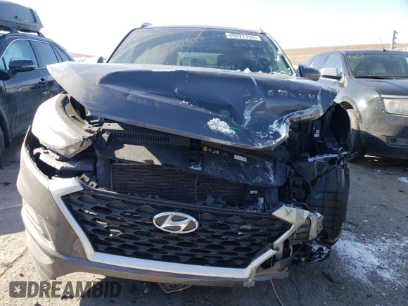 2020 Hyundai Tucson Limited z VIN KM8J33AL8LU188149, wystawiony jako Copart lot #46027755 z przebiegiem 36 849 mil mil oraz Nie do naprawy • Non repairable. Historia ofert i sprzedaży dostępna na DreamBid. Obrazek 5.