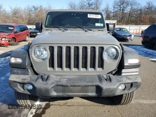 2021 Jeep Wrangler 80th Anniversary with VIN 1C4GJXAN8MW666671, listed as a Copart auction lot 89151305 with 22,628 mi miles and Salvage Title. Bid and sale history available at DreamBid. Image 5.