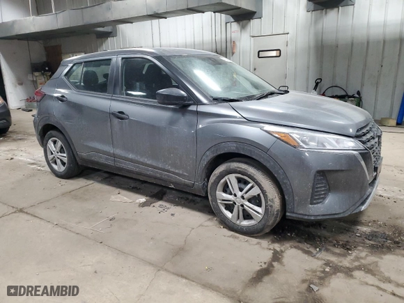 2024 Nissan Kicks S with VIN 3N1CP5BV3RL495165, listed as a Copart auction lot 47384535 with 14,289 mi miles and Salvage Title. Bid and sale history available at carsss.com. Image 4.