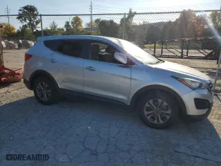 2015 Hyundai Santa Fe Sport with VIN 5XYZTDLB4FG299742, listed as a Copart auction lot 77258194 with 0 mi miles and Salvage Title. Bid and sale history available at carsss.com. Image 4.