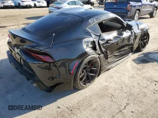 2020 Toyota GR Supra 3.0 with VIN WZ1DB4C04LW029695, listed as a Copart auction lot 50001135 with 54,347 mi miles and Salvage Title. Bid and sale history available at carsss.com. Image 3.