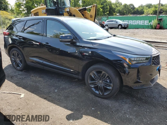 2023 Acura RDX w/A-Spec Package with VIN 5J8TC2H68PL021729, listed as a Copart auction lot 79398404 with 3,493 mi miles and Salvage title. Bid and sale history available at DreamBid. Image 4.