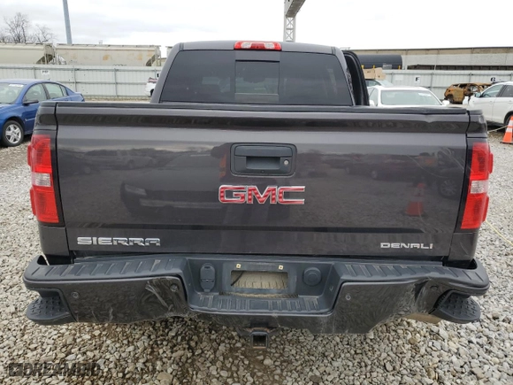 2015 GMC Sierra 1500 Denali with VIN 3GTU2WEJ5FG379808, listed as a Copart auction lot 51179255 with 116,755 mi miles and Salvage Title. Bid and sale history available at carsss.com. Image 6.