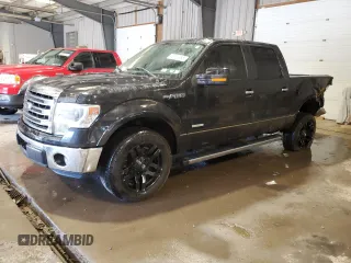 2014 Ford F-150 XL with VIN 1FTFW1CT4EFD11696, listed as a Copart auction lot 48702385 with 144,772 mi miles and Salvage Title. Bid and sale history available at carsss.com. Image 1.