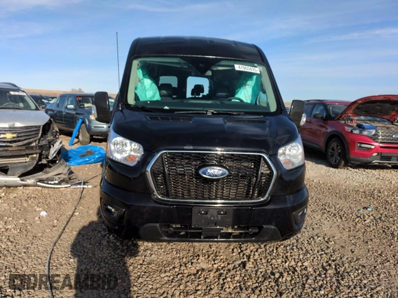 2021 Ford Transit Passenger XL with VIN 1FBAX2C87MKA31418, listed as a Copart auction lot 47065435 with 110,681 mi miles and Salvage Title. Bid and sale history available at DreamBid. Image 5.
